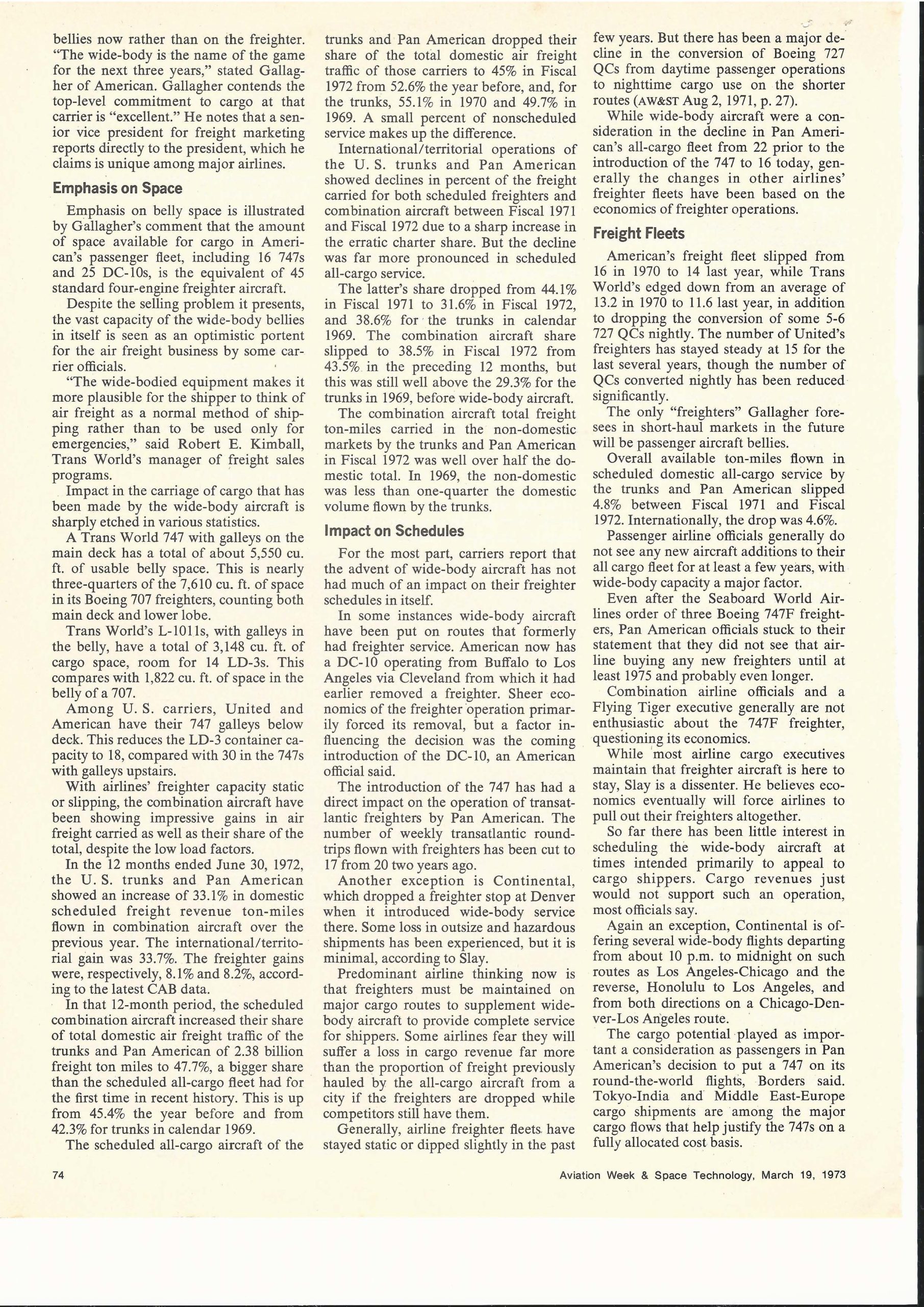 From Aviation Week, 1973