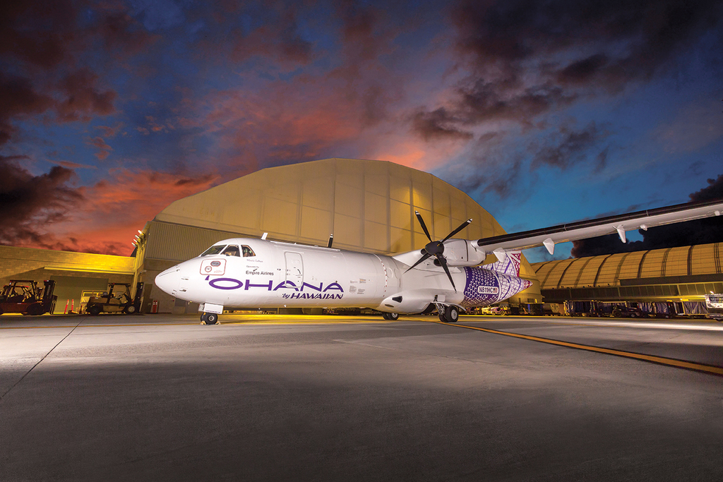 Within the next year, Hawaiian Airlines will double its ATR 72-200F freighter fleet to four units.