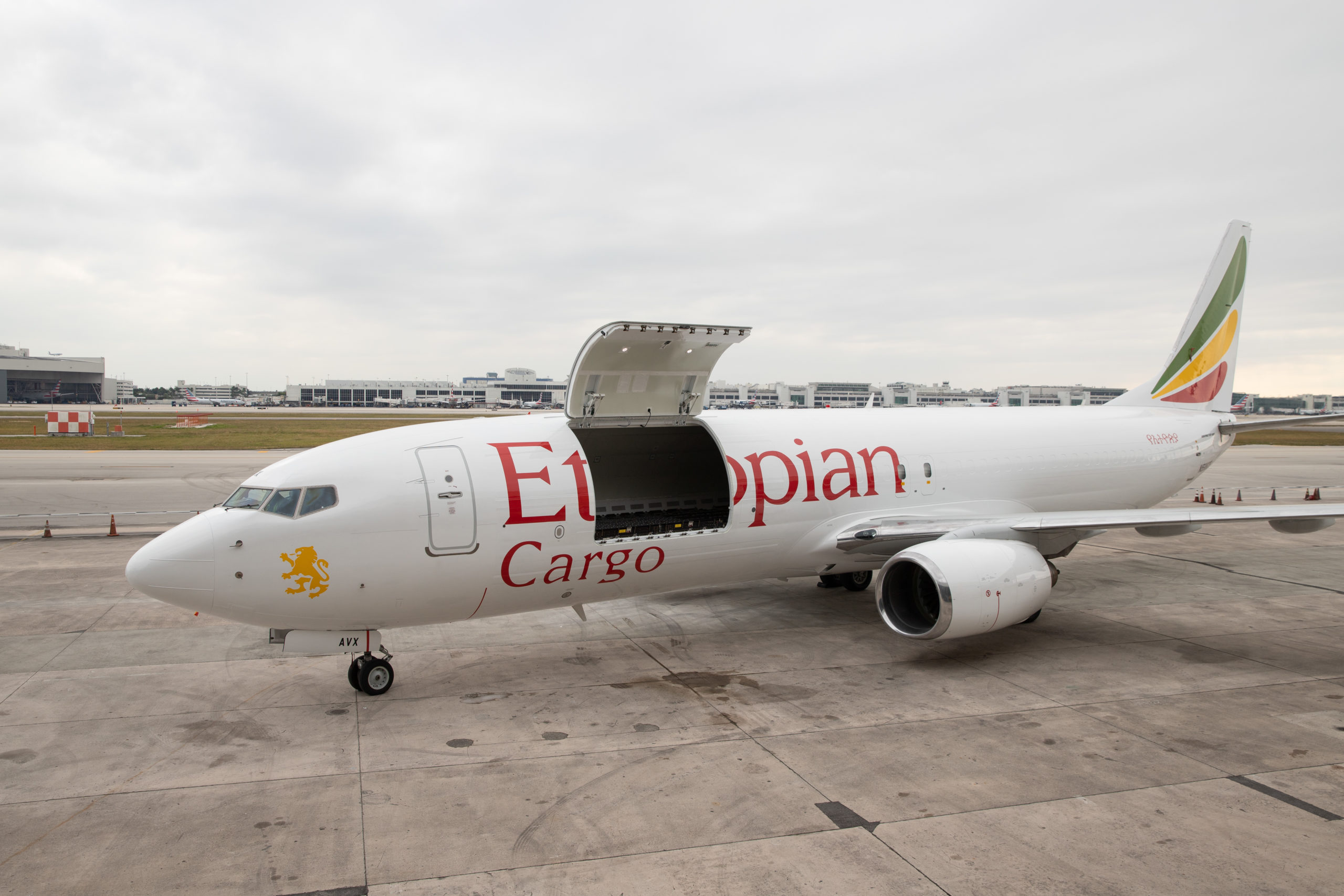 Ethiopian Cargo, launch operator for AEI's 737-800SF, took redelivery of the first of two aircraft leased from GECAS.
