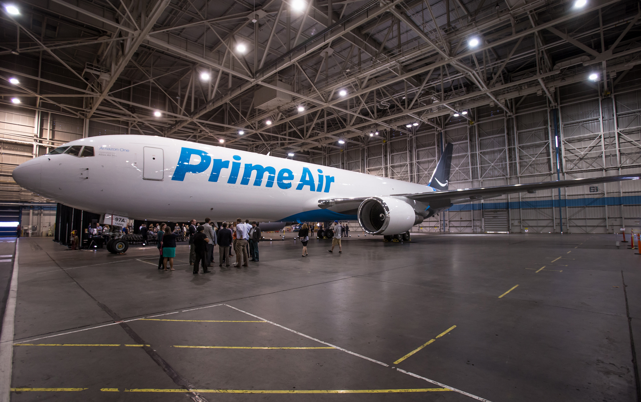 Amazon will use its Amazon Prime service as the basis for its air fleet branding.