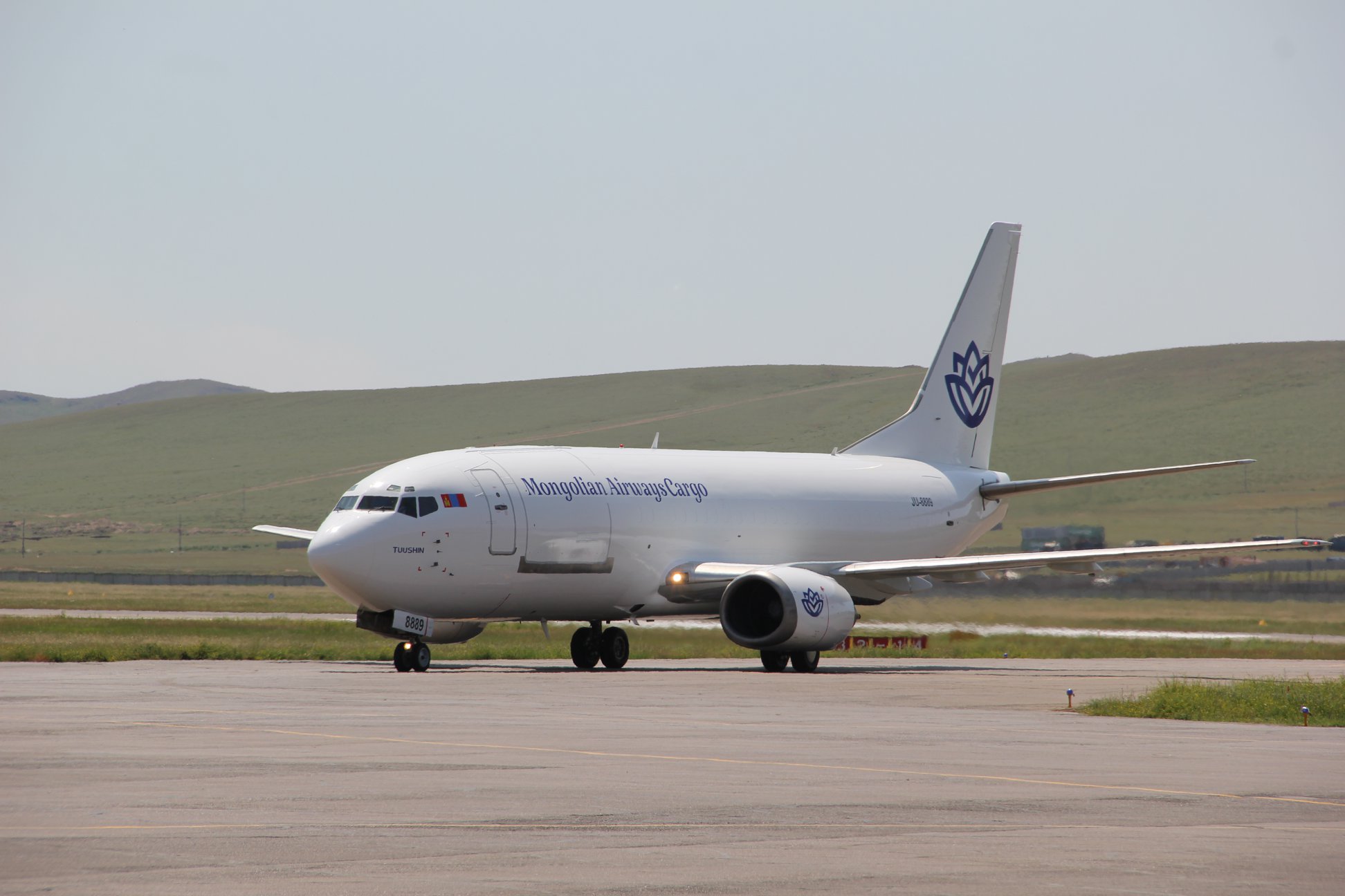 A Mongolian Airways Cargo 737-300F. Photo: Mongolian Civil Aviation Authority