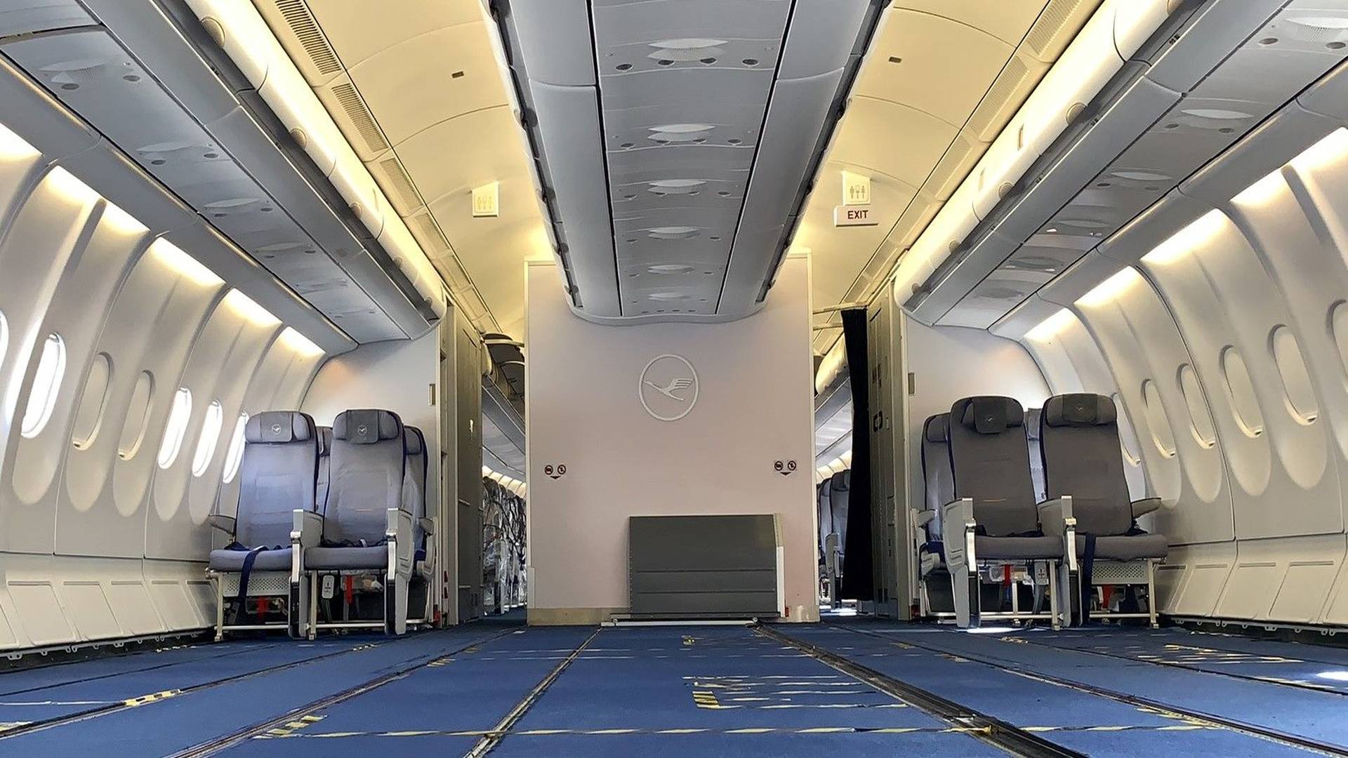 Lufthansa now has four A330-300s with the seats removed. (Photo: Lufthansa Technik)