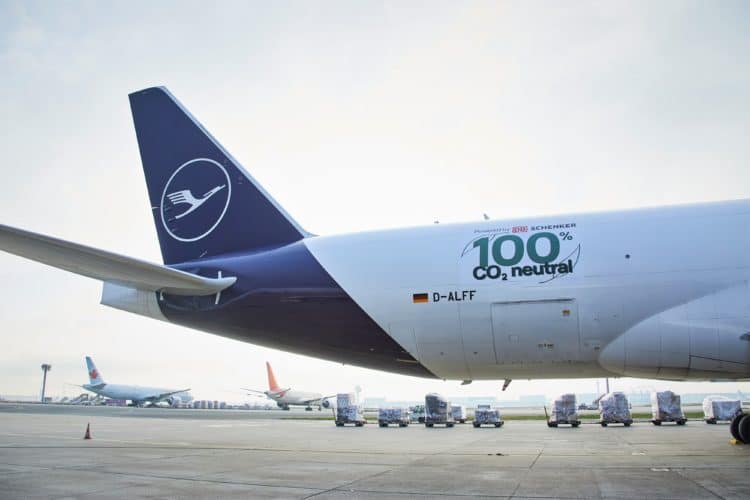 Lufthansa Carg powers freighters with sustainable aviation fuel