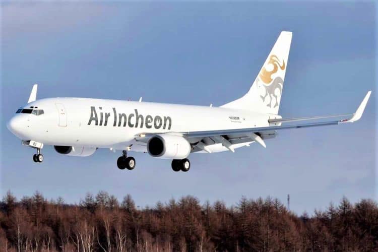 Air Incheon takes first 737-800SF