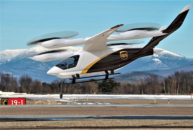 UPS to divert feeder volume with eVTOL purchase