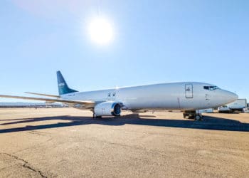 Mesa takes first 737-400F of its own