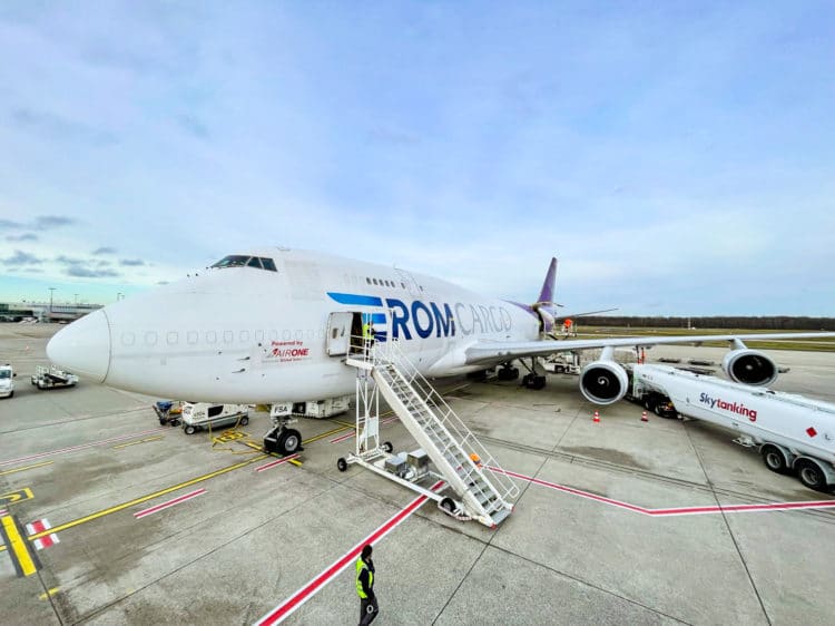 Another 747-400 to exit storage and join ROM Cargo