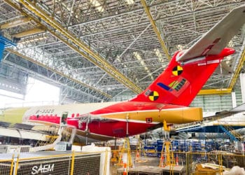 Unit 112 (ex-Chengdu Airlines) arrived at the GAMECO facility in Guangzhou (CAN) in September 2021. (Photo/GAMECO)