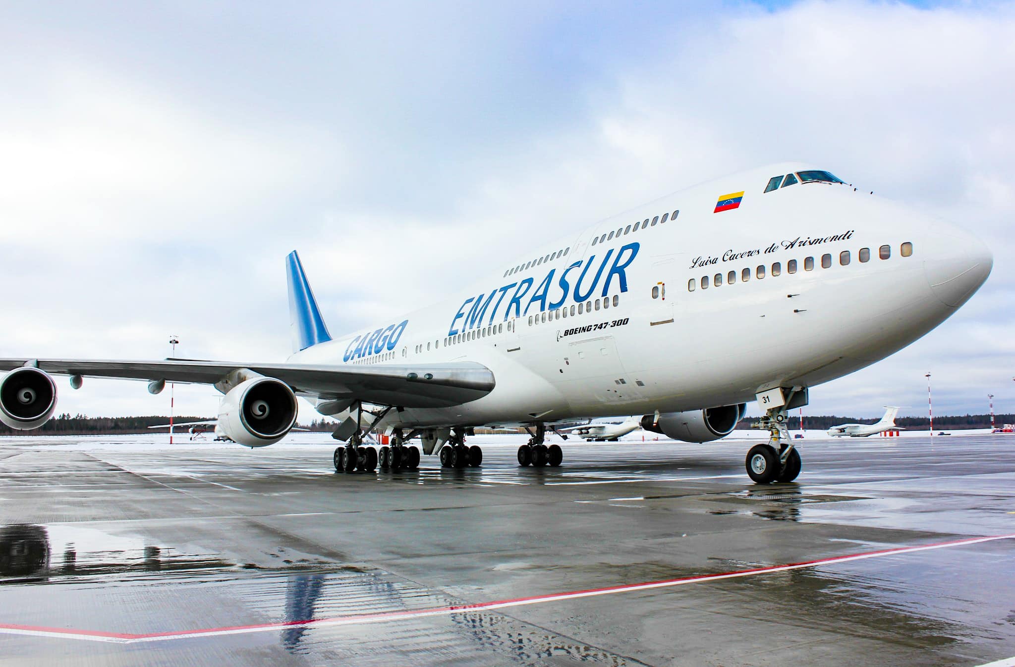 Emtrasur 747 stranded in Argentina amid international conflicts - Vimarsana News