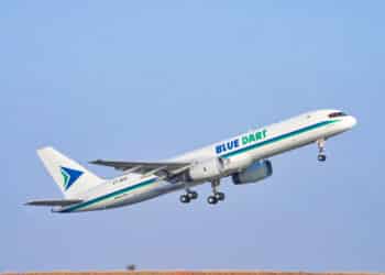 Blue Dart currently operates six 757-200PCFs. (Photo/Blue Dart)