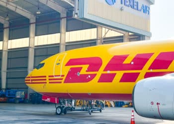 Texel Air strengthens DHL ACMI with yellow 737-800BCF