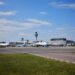 Runway view at Schiphol Airport