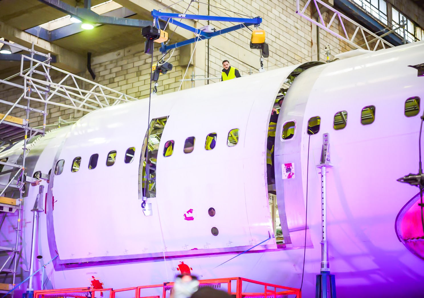 Jat Tehnika Makes First 767 300 Cargo Door Cutout In Europe Cargo Facts