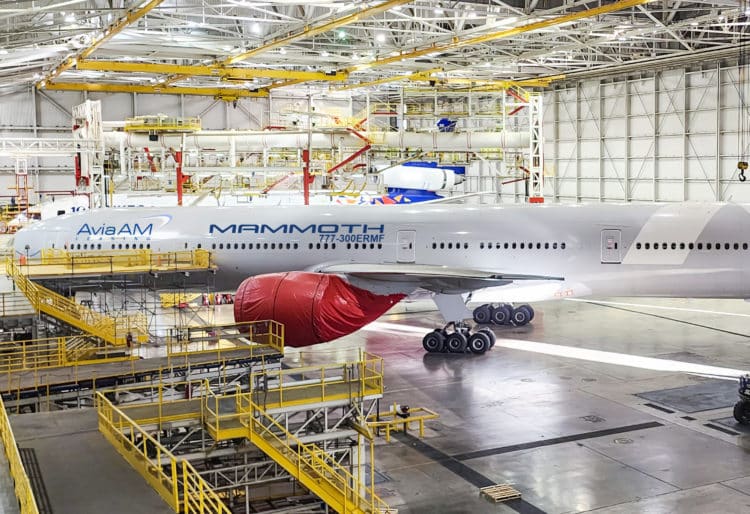 Mammoth inducts first 777-300ER for conversion