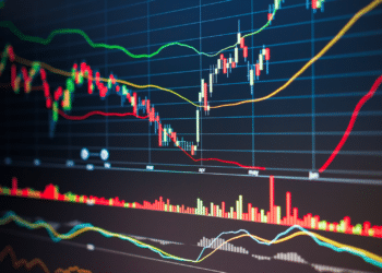 A generic stock market chart