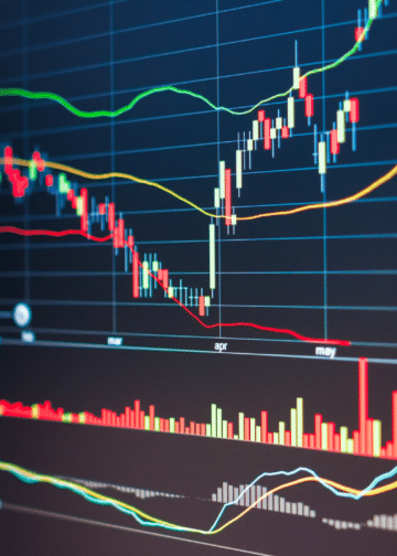 A generic stock market chart