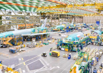 Boeing 777F factory