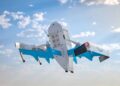 Amazon Prime Air’s MK30 drone in the sky