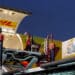 Cargo loaded onto a DHL aircraft