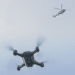 A drone and helicopter operate in the same airspace