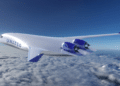 Rendering of JetZero Z4 in United livery