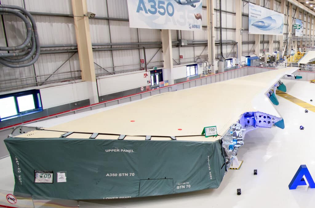 Airbus A350F wing