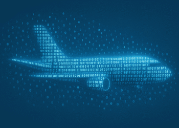 Airplane made of binary