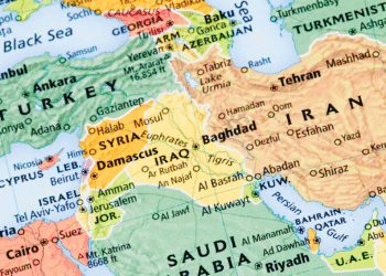 Map of Middle East