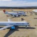 Three freighters at Greenville-Spartanburg Airport