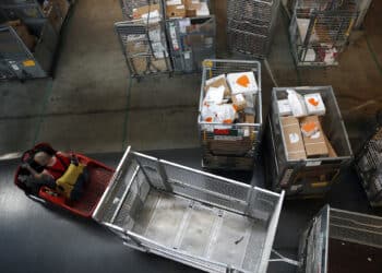 Swiss Post parcel sorting center