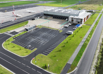 FedEx's new air and ground logistics facility at Tallinn Airport