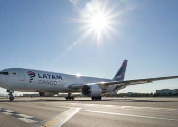 A LATAM Cargo freighter