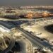 Aerial view of Newark Liberty International Airport
