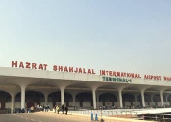 Hazrat Shahjalal International Airport in Dhaka, Bangladesh