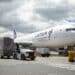 Cargo being loaded onto a LATAM Cargo airplane