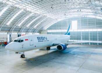 BBN Airlines Indonesia 737-400SF