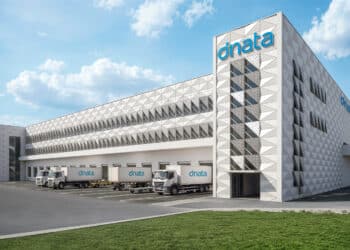 Rendering of dnata's new cargo facility in Milan