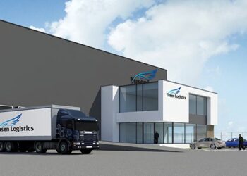 Yusen Logistics warehouse and truck