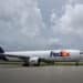 A cargo aircraft operated by FedEx Corp. taxis at Miami International Airport in Miami, Florida, U.S., on Wednesday, June 16, 2021. (Courtesy/Bloomberg)