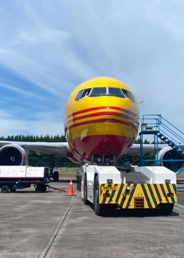 DHL 767 freighter