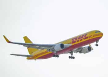 DHL Air Bahrain 767-300 freighter