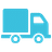 Cargo truck icon