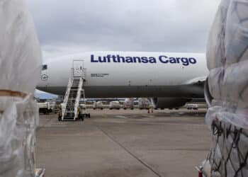 A Lufthansa Cargo aircraft.(Courtesy/Bloomberg)