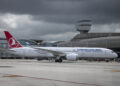 A passenger aircraft operated by Turkish Airlines at Miami International Airport in Miami, Florida, U.S., on Wednesday, June 16, 2021. (Courtesy/Bloomberg)