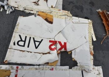 The Pakistan Navy recovered the wreckage of K2 Airways 737-400BDSF (29210). (Courtesy/Pakistan Airports Authority)