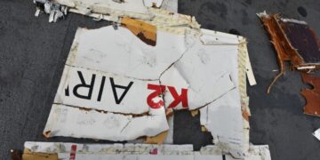 The Pakistan Navy recovered the wreckage of K2 Airways 737-400BDSF (29210). (Courtesy/Pakistan Airports Authority)