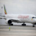 An Ethiopian Airlines passenger jet. Photographer: Kola Suilamon/AFP/Getty Images