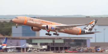 Airbus A350F first flight