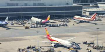 Hong Kong International Airport freighters
